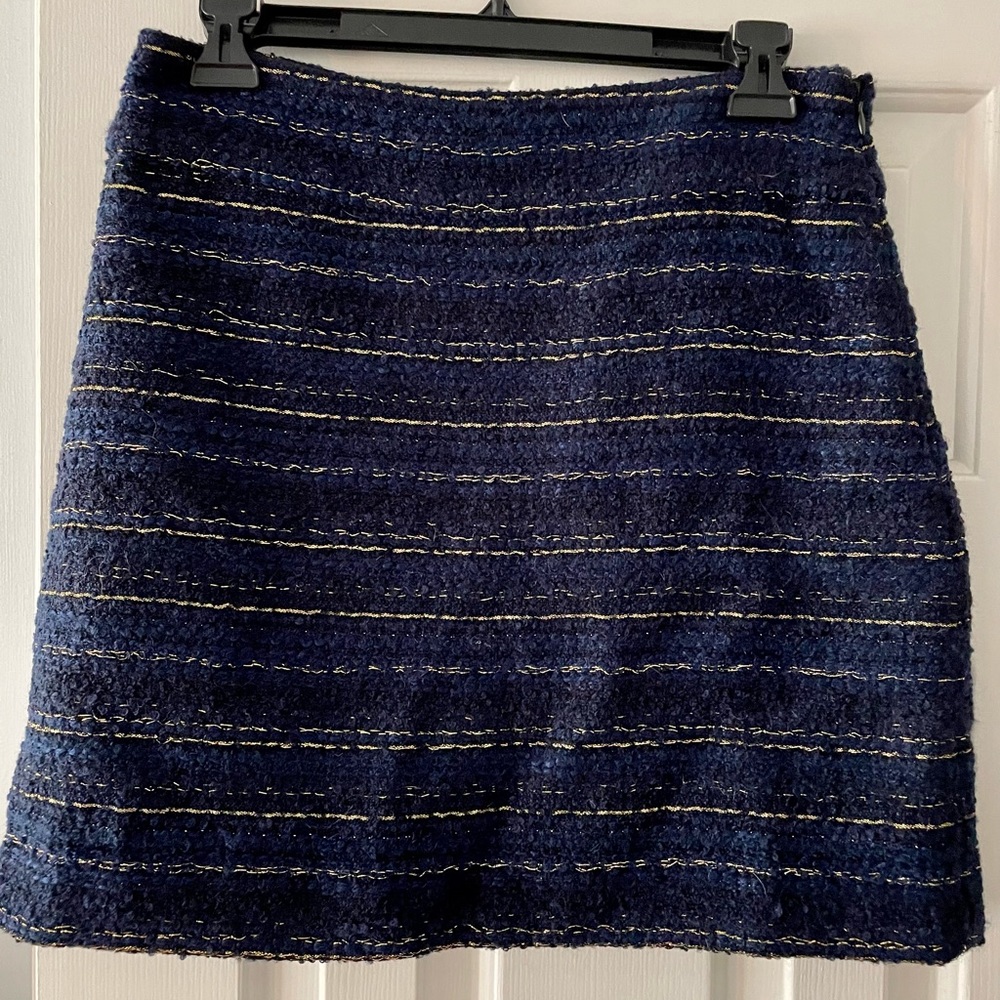 Loft wool mini skirt